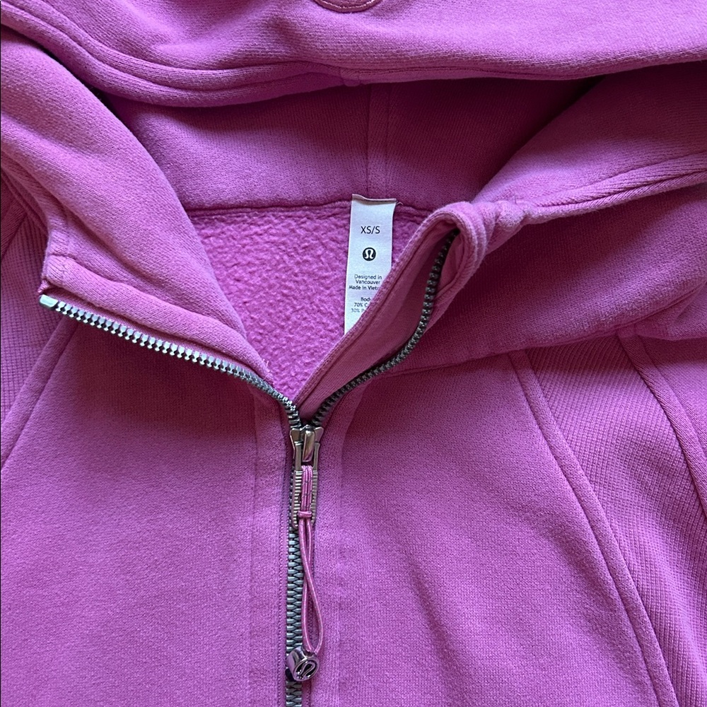 Lululemon pink scuba half-zip - Picture 2 of 2